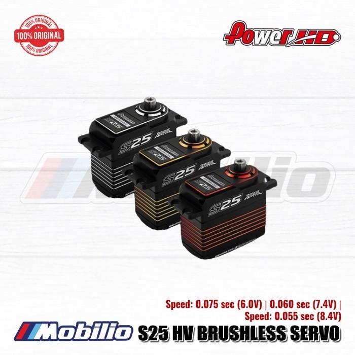 Power HD S25 Silver Servo High Voltage Brushless 30Kg 0.055Sec