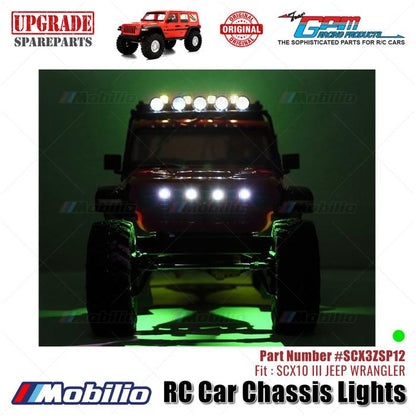 GPM Part #SCX3ZSP12 RC Car Chassis Lights Axial SCX10 III Jeep Wrangler