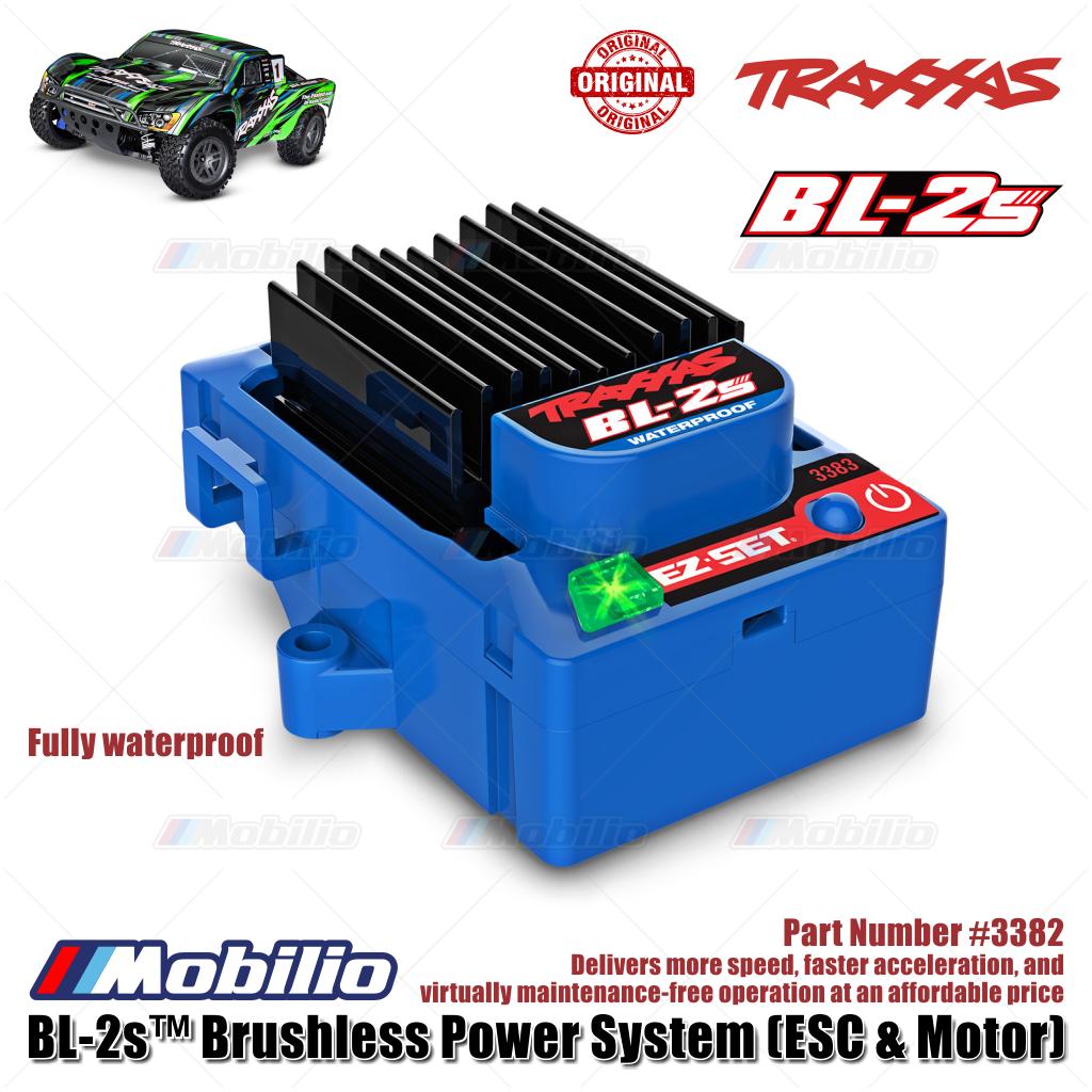 Traxxas Part #3382 BL-2s Brushless Power System Combo ESC & Motor for RC 1/10 Scale Car Monster Truck