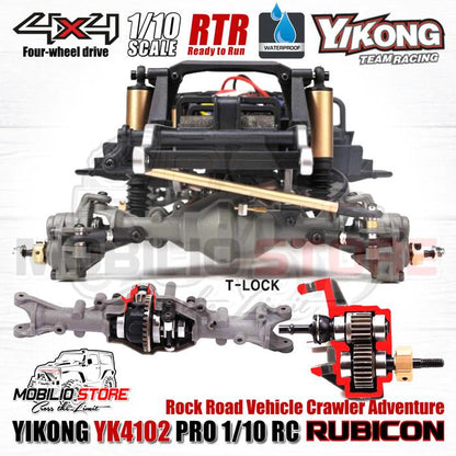 Yikong YK4102 Pro 1/10 RC Rock Road Vehicle Crawler Adventure RTR