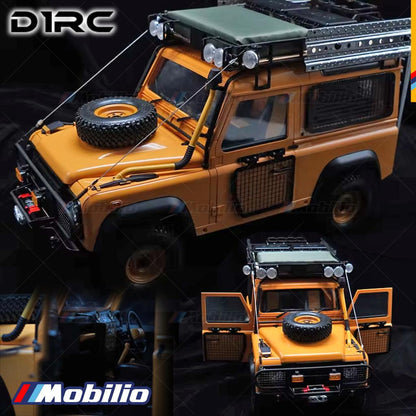D1RC DS275 D90 Defender Camel Trophy 1/10 Scale 275mm Wheelbase RC Crawler Car Adventure