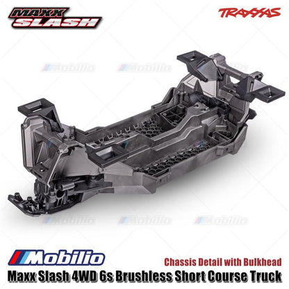 Traxxas 102076-4 Maxx Slash 4WD 6s Brushless Short Course Truck RTR Rakitan Lengkap Siap Balap Sistem Radio TQi 2.4 GHz VXL-6s Model 102076-4