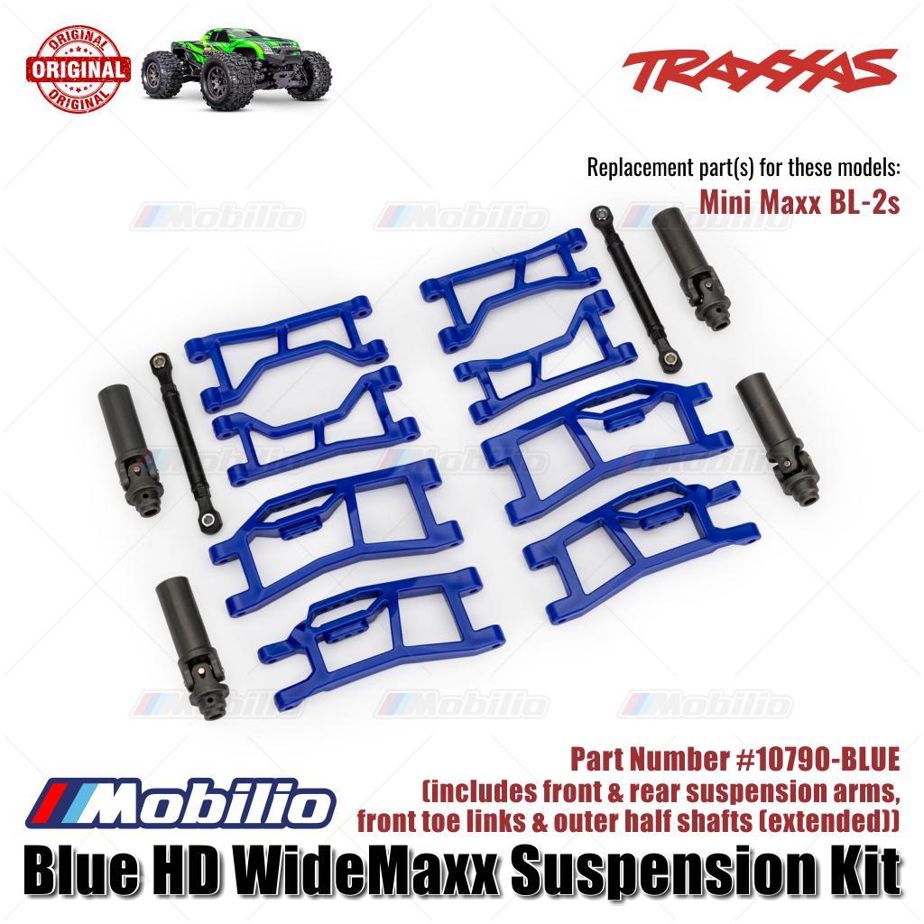 Traxxas Part #10790-BLUE Blue HD WideMaxx Suspension Kit RC Mini Maxx BL-2s