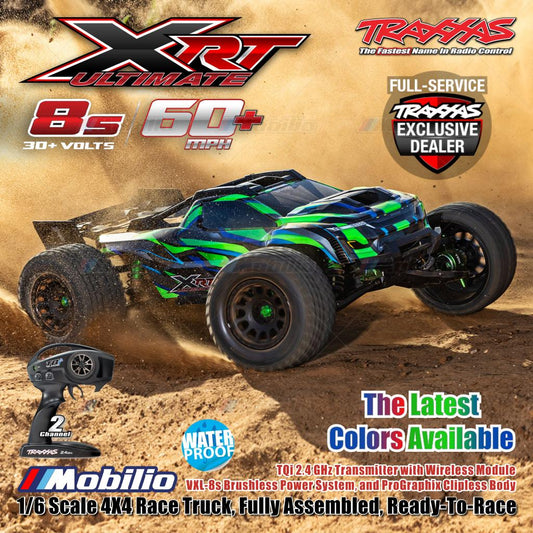 Traxxas 78097-4 XRT Ultimate 1/6 Extreme Race Truck 4WD 8S Brushless TQi TSM RTR RC Car Remote Control Clipless