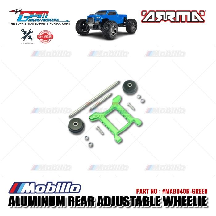 GPM Part #MAB040R Aluminum Rear Adjustable Wheelie Arrma Big Rock Crew Cab Monster Truck