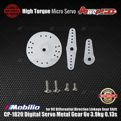 Power HD CP-1820 Digital Servo Metal Gear Micro Servo for RC Differential Direction Linkage Gear Shift