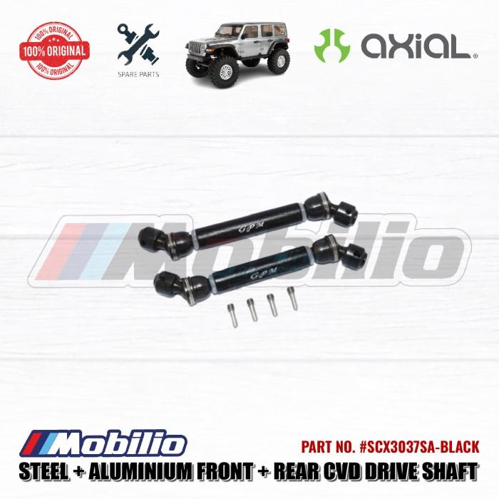GPM Part #SCX3037SA Steel Metal Front Rear CVD Drive Shaft Kopel Axial SCX10 III Wrangler