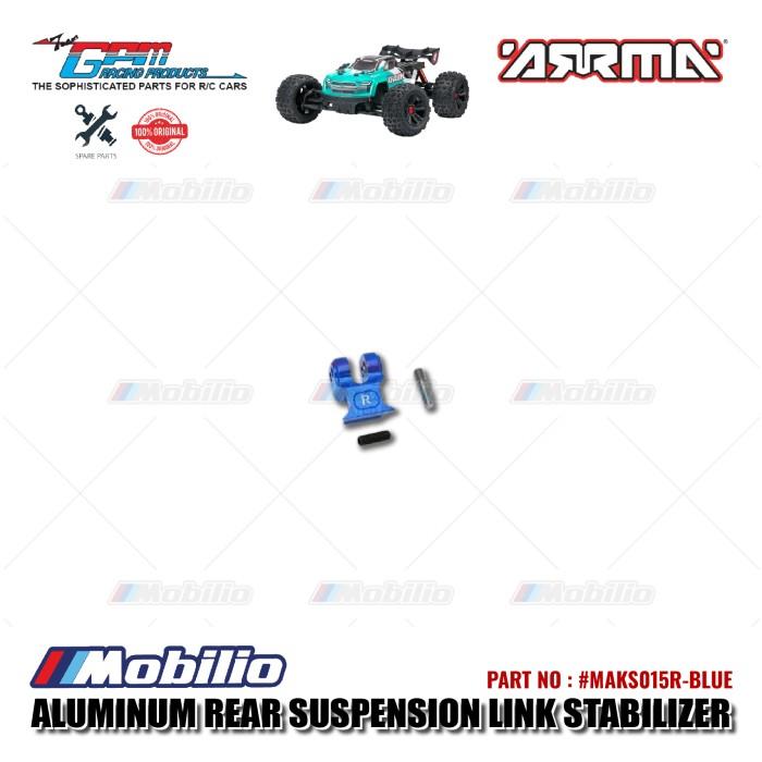 GPM Part #MAKS015R Aluminum Rear Suspension Link Stabilizer Arrma Kraton 4X4 4S BLX Monster Truck Control Remote