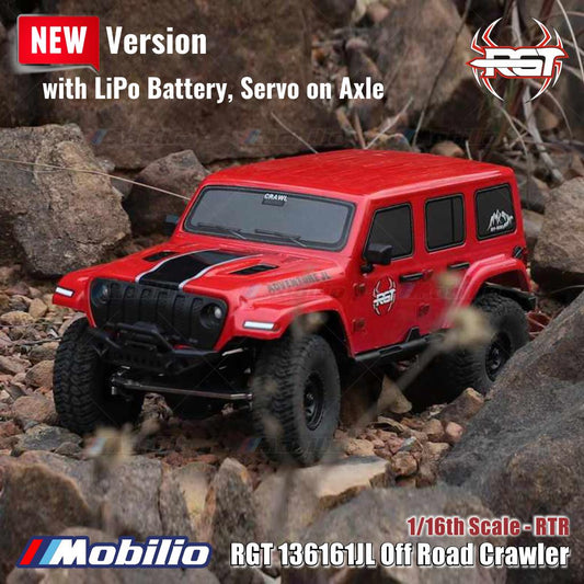RC RGT 136161 JL RTR Offroad Rock Crawler Skala 1/16 2.4 GHz 4WD Versi Baru