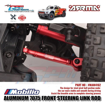 GPM Part #MAM4162 Aluminum Front Steering Link Rod Arrma 1/8 Mojave 4X4 4S BLX Desert Truck