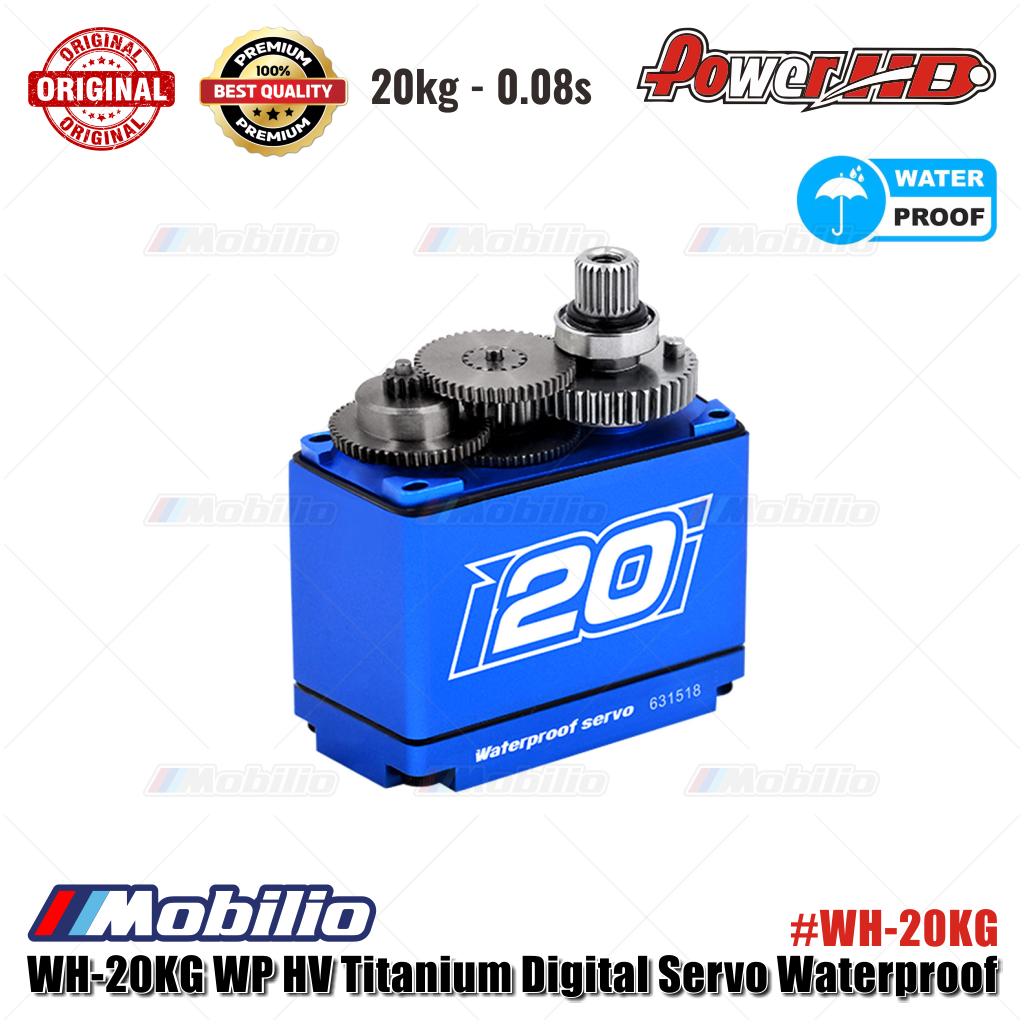 Power HD WH20KG HV Waterproof Servo 20kg - 0.08s #WH-20KG for RC 1/8th Off-road and 1/10th Crawler Applications
