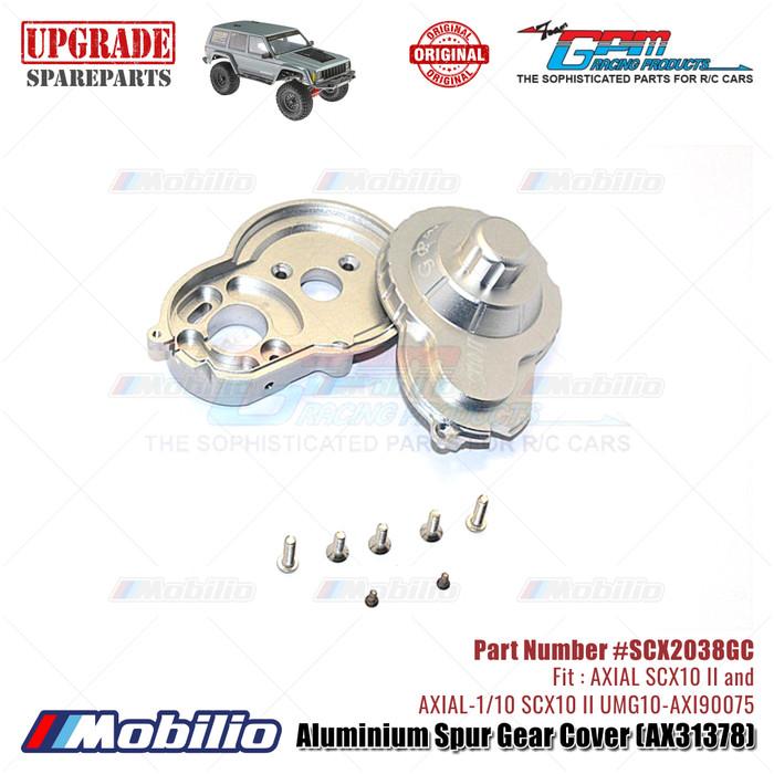 GPM Part #SCX2038GC Aluminium Spur Gear Cover AX31378 RC Upgrade Axial SCX10 II Crawler Adventure