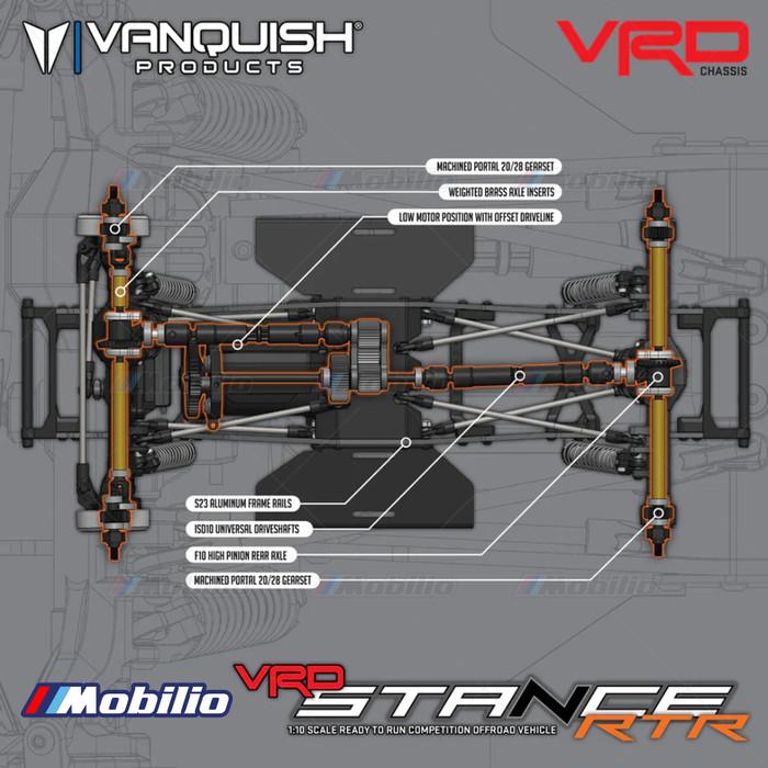 Vanquish VRD Stance 1:10 Scale RTR Competition Offroad Vehicle RC Rock Crawler Adventure