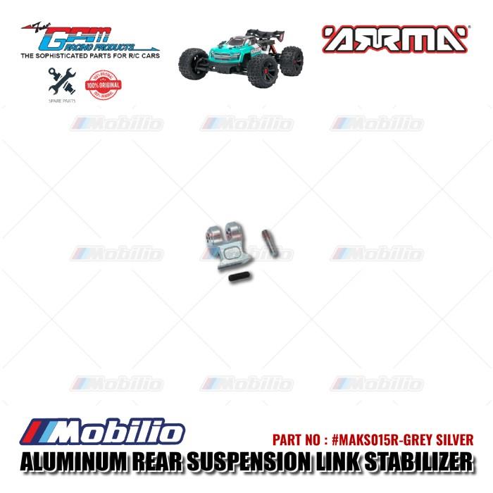 GPM Part #MAKS015R Aluminum Rear Suspension Link Stabilizer Arrma Kraton 4X4 4S BLX Monster Truck Control Remote