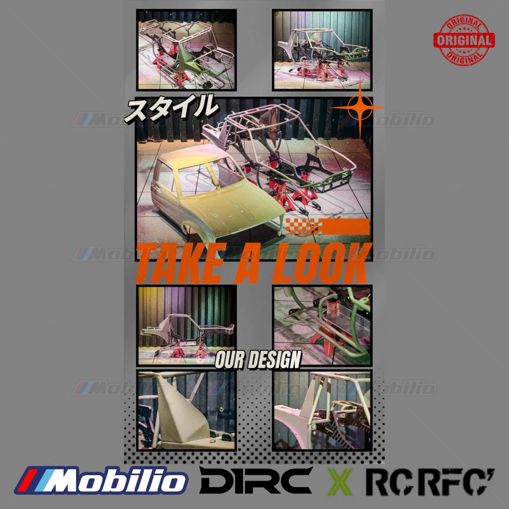 D1RC Ti-Fury Titanium RCRFC Competition Kit RC untuk Penggemar Off-Road Serius, Crawler Siap Kompetisi yang Dirancang