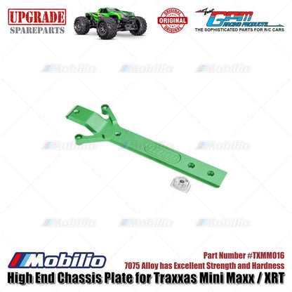 GPM Part #TXMM016 High End 7075 Alloy Chassis Plate for RC Traxxas Mini Maxx / Mini XRT