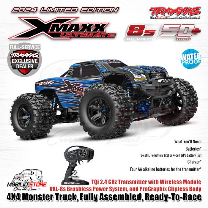 Traxxas 77097-4 X-Maxx XMaxx Ultimate 1/6 Monster Truck 8s Brushless TQI RTR 4WD TQI TSM RTR Clipless