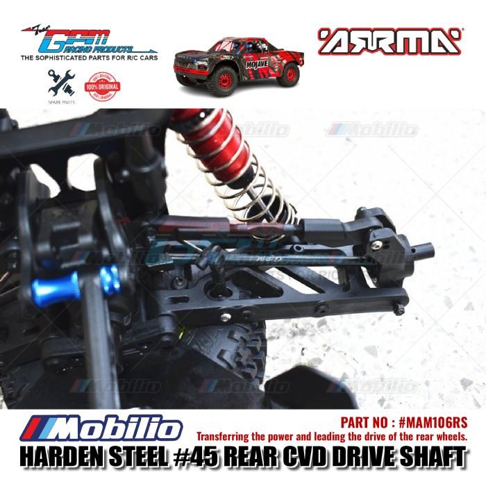 GPM Part #MAM106RS Harden Steel Rear CVD Drive Shaft Arrma Mojave 6S BLX Desert Truck