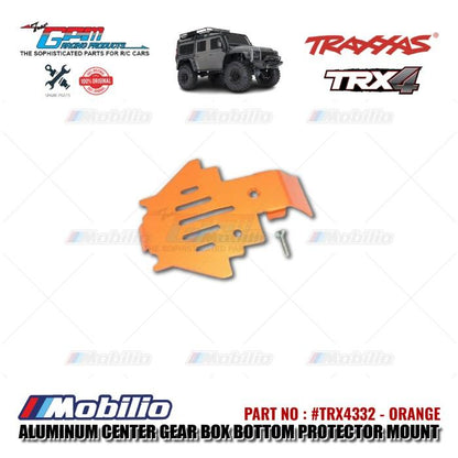 GPM Part #TRX4332 Aluminum Center Gear Box Bottom Protector Mount Traxxas TRX-4 Crawler Adventure