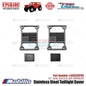 GPM Part #SCX3ZSP8C Stainless Steel Taillight Cover Accessories Axial SCX10 III Jeep Wrangler