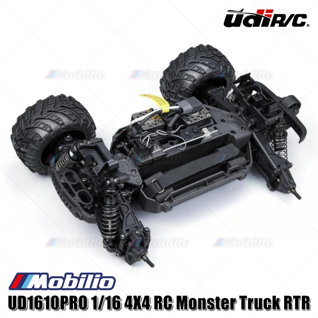 UDIR/C UD1610PRO 1/16 4X4 RC Monster Truck 2S/3S Compatible 3800KV Brushless Power System RTR