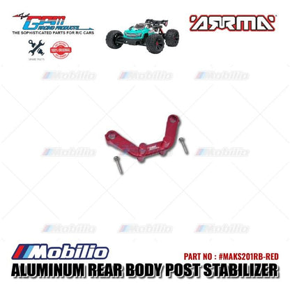 GPM Part #MAKS201RB Aluminum Rear Body Post Stabilizer Arrma Kraton 4X4 4S BLX Monster Truck