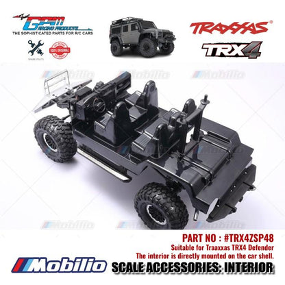 GPM Part #TRX4ZSP48 Interior Body for Traxxas TRX-4 Defender / D110 Crawler Adventure