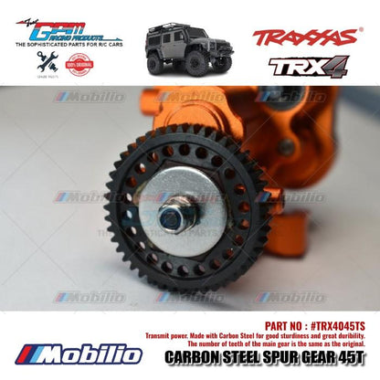 GPM Part #TRX4045TS Carbon Steel Spur Gear 45T Traxxas TRX-4 TRX-6 Crawler Adventure