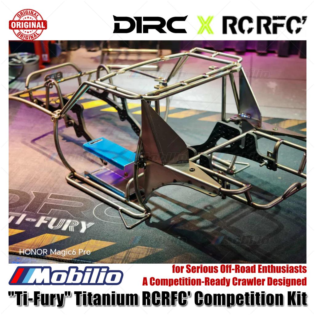D1RC Ti-Fury Titanium RCRFC Competition Kit RC untuk Penggemar Off-Road Serius, Crawler Siap Kompetisi yang Dirancang