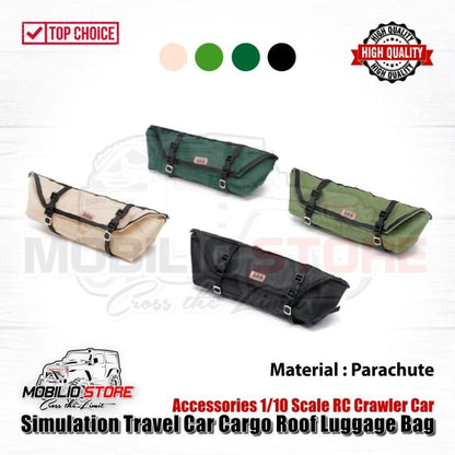 Simulation Travel Car Cargo Roof Luggage Bag Accessories RC Crawler