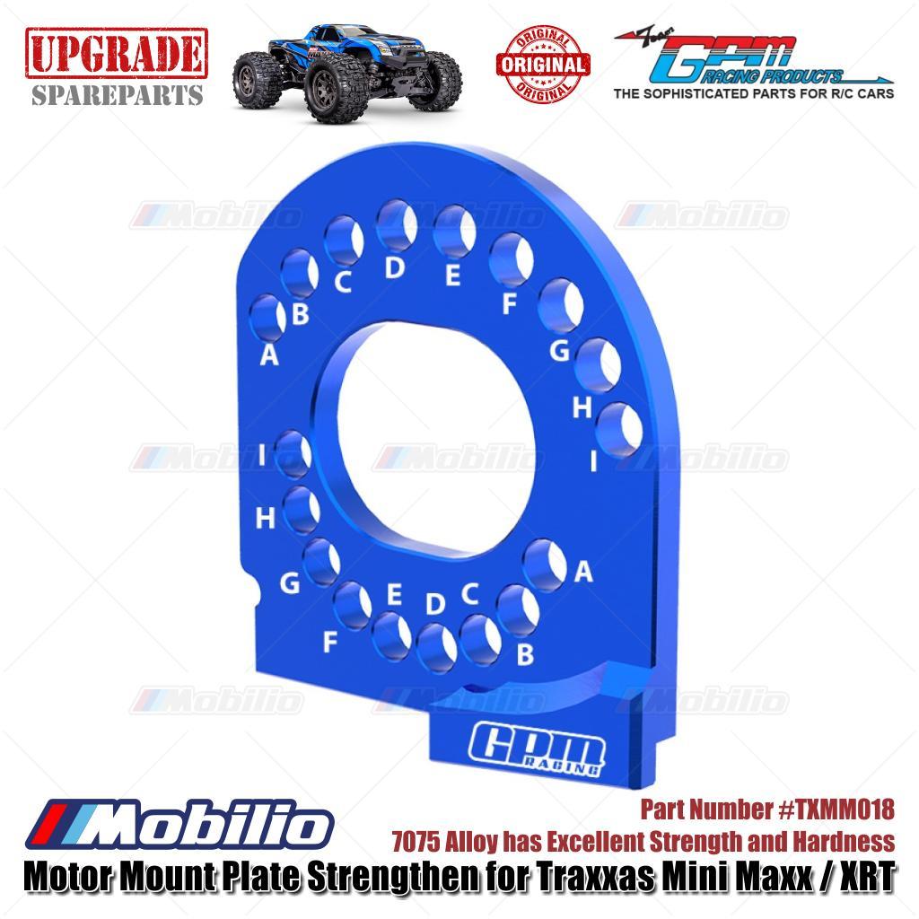 GPM Part #TXMM018 7075 Alloy Motor Mount Plate Strengthen for RC Traxxas Mini Maxx / Mini XRT