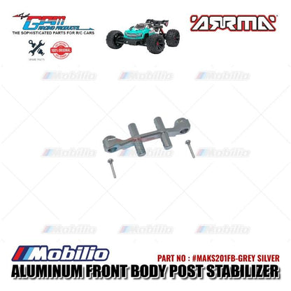 GPM Part #MAKS201FB Aluminum Front Body Post Stabilizer Arrma Kraton 4X4 4S BLX RC Monster Truck  Remote Control