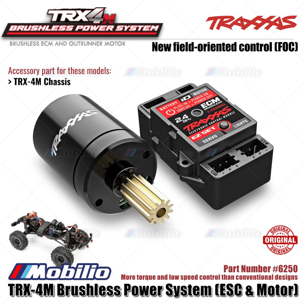 Traxxas Part #6250 TRX-4M Brushless Power System ECM ESC FOC & Outrunner Motor 3350 KV
