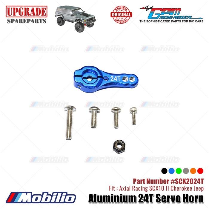 GPM Part #SCX2024T Aluminium 24T Servo Horn RC Upgrade Axial SCX10 II Crawler Adventure  Remote Control Control Remote Toy