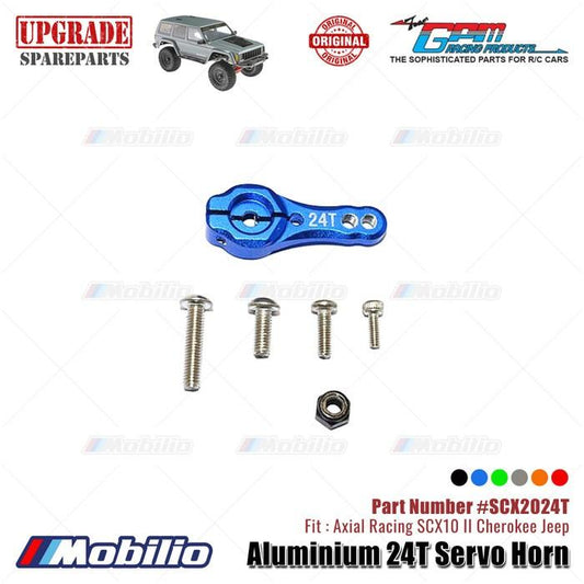 GPM Part #SCX2024T Aluminium 24T Servo Horn RC Upgrade Axial SCX10 II Crawler Adventure  Remote Control Control Remote Toy