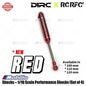 D1RC X RCRFC Shocks - Shock Performa Skala 1/10 (Set isi 4) untuk RC Crawler, Scaler, dan Bangun Kompetisi