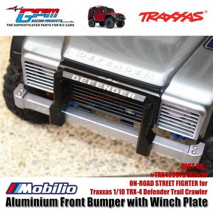GPM Part #TRX4330FB Aluminium Front Bumper with Winch Plate for Traxxas 1/10 TRX-4 Defender Trail Crawler