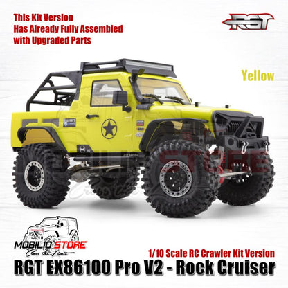 RGT EX86100 Pro V2 - Rock Cruiser Versi Kit RC Crawler Skala 1/10