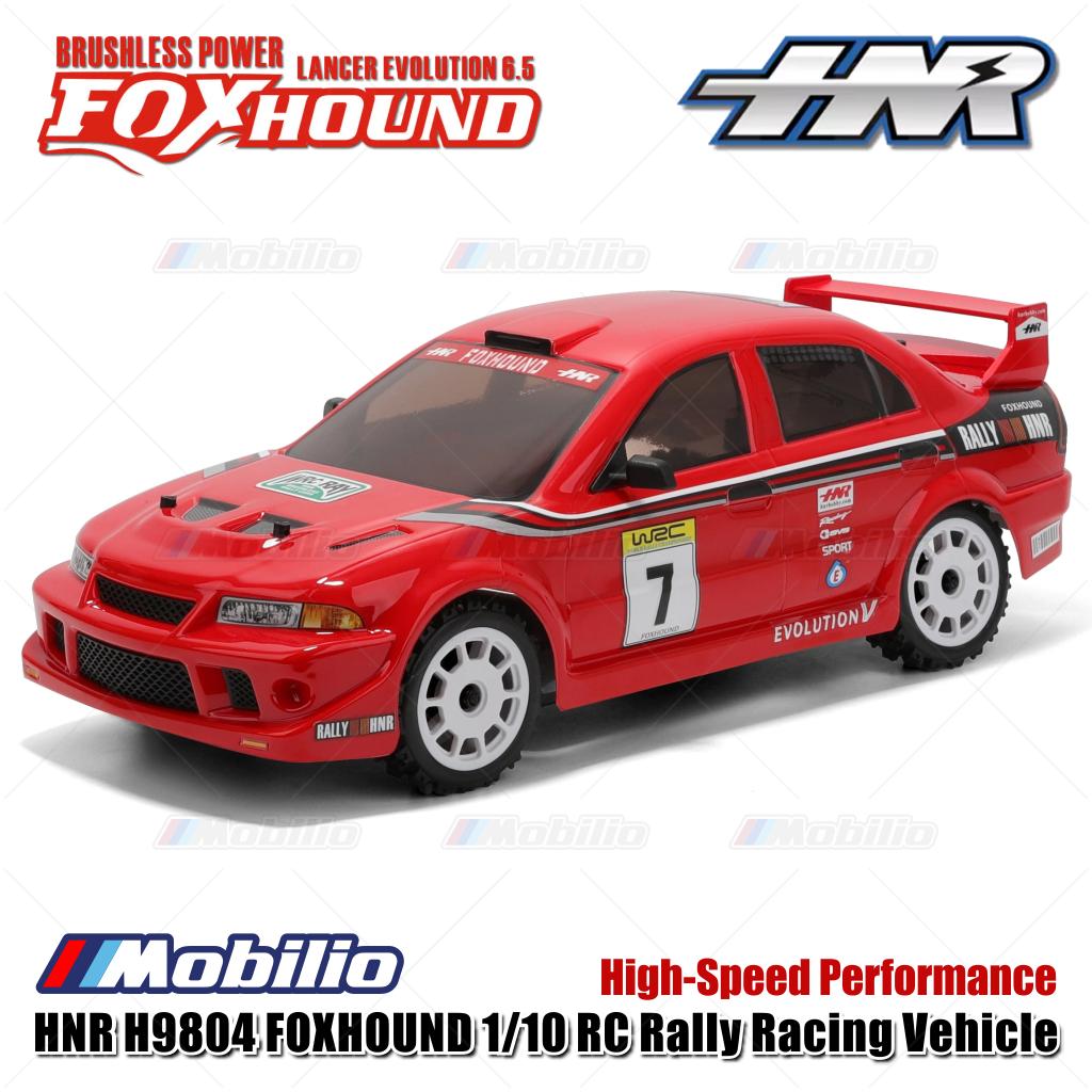 HNR H9804 FOXHOUND Lancer 1/10 RC Rally Racing Vehicle Brushless Power Remote Control Car RTR