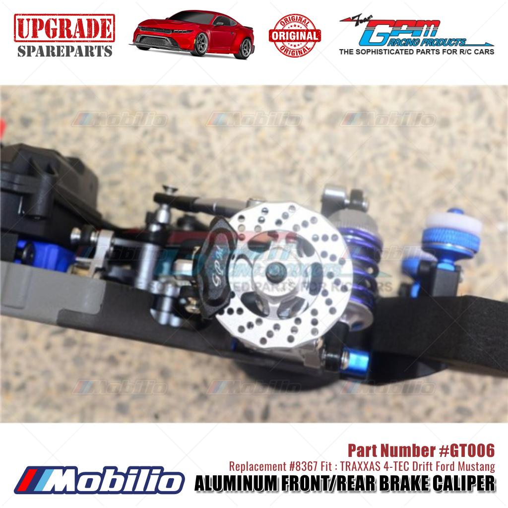GPM Part #GT006 Aluminum Front/Rear Brake Caliper #8367 Traxxas 4-TEC Drift Ford Mustang