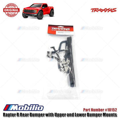 Traxxas Part #10152 Rear Bumper with Upper and Lower Bumper Mounts for RC Ford F-150 Raptor R 4X4