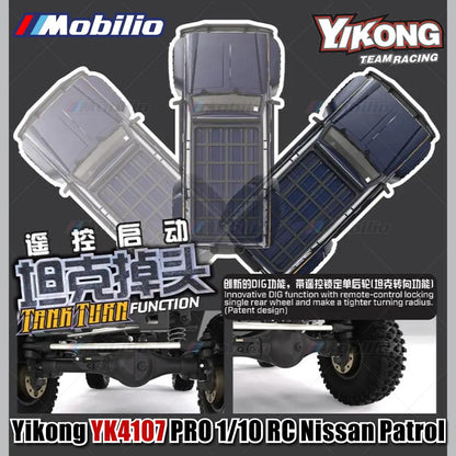 Yikong YK4107 PRO 1/10 RC Rock Road Vehicle Crawler Adventure 2.4GHz RTR Remote Control