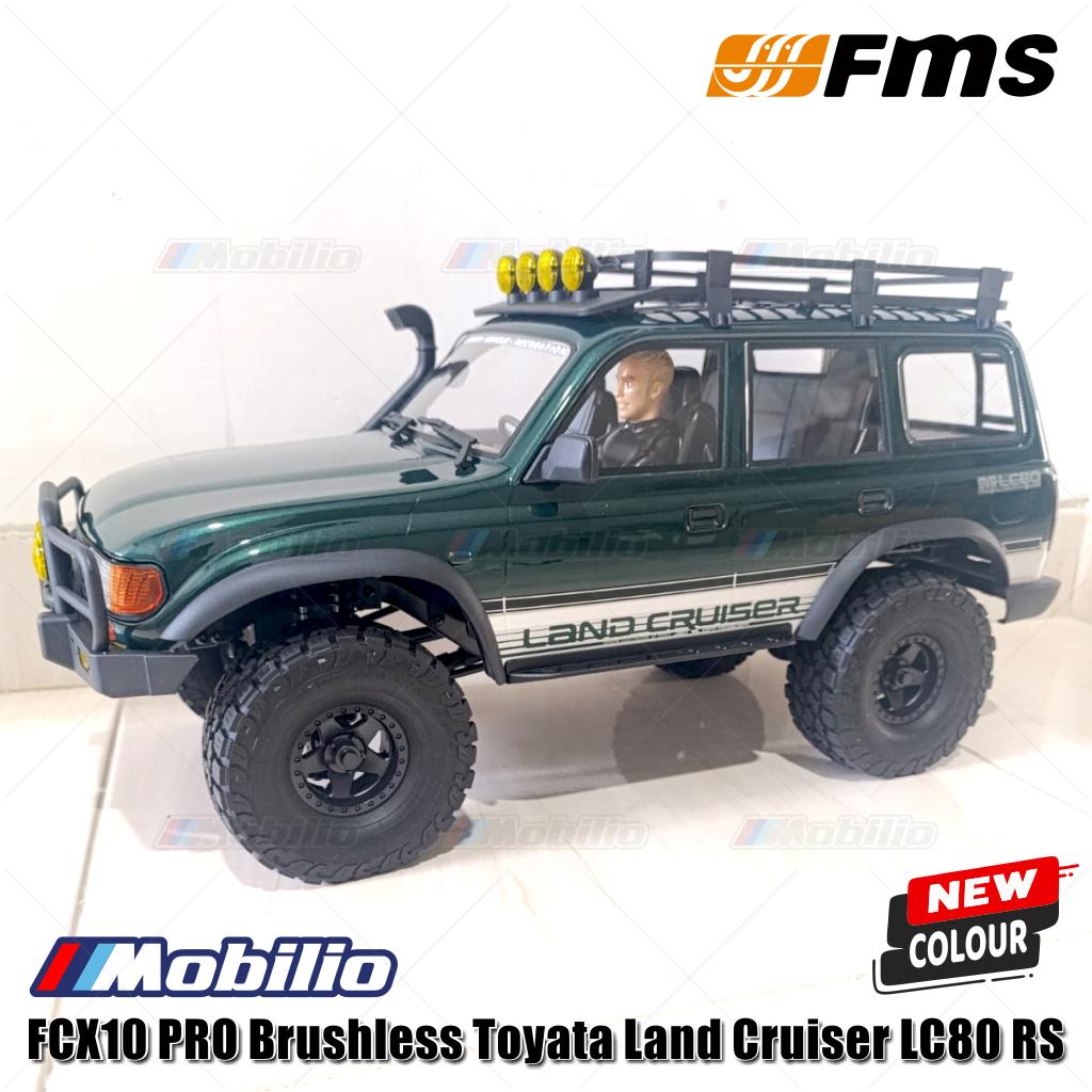 FMS FCX10 PRO Brushless Toyota Land Cruiser LC80 RS RC Crawler Adventure RTR