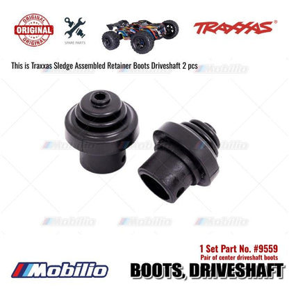 Traxxas Part #9559 Pair Of Center Driveshaft Boots for RC Sledge