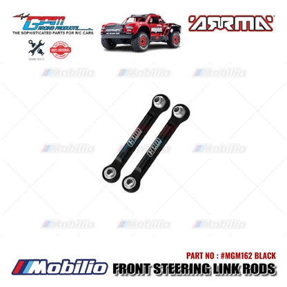 GPM Part #MGM162 Alloy Front Steering Link Rods RC Arrma Mojave Grom Mega Desert Truck