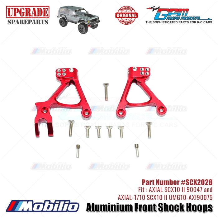 GPM Part #SCX2028 Aluminium Front Shock Hoops AX31380