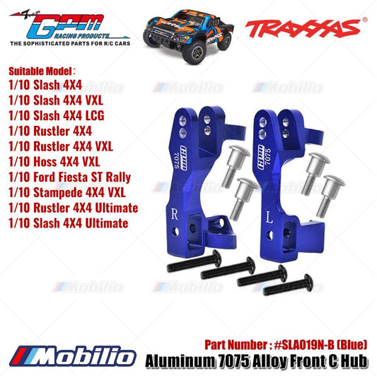 GPM Part #SLA019N Aluminum 7075 Alloy Front C Hub for Traxxas 1/10 Slash 4X4 / Slash 4X4 LCG / Rustler 4X4 / Hoss 4X4 VXL / Ford Fiesta ST Rally / Stampede 4X4 VXL / Rustler 4X4 Ultimate / Slash 4X4 Ultimate Upgrade Parts