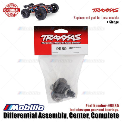 Traxxas Part #9585 Complete Center Differential Assembled RC Sledge 1/8 Scale Off-Road
