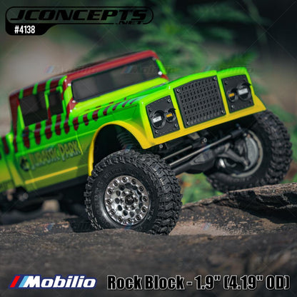 JConcepts #4138-02 Rock Block - 1.9" (4.19" OD) Fits – 1.9" Crawler Wheels