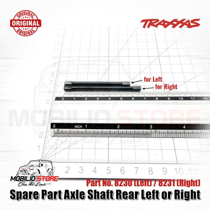 Traxxas Part #8230 #8231 Rear Left / Right Steel Axle Shaft for TRX-4 TRX-6